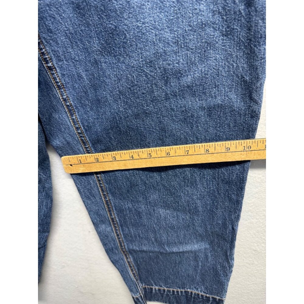Eddie Bauer Womens Blue Denim Jeans Size 10 Mid-Rise Straight-Leg 100% Cotton - Picture 8 of 10